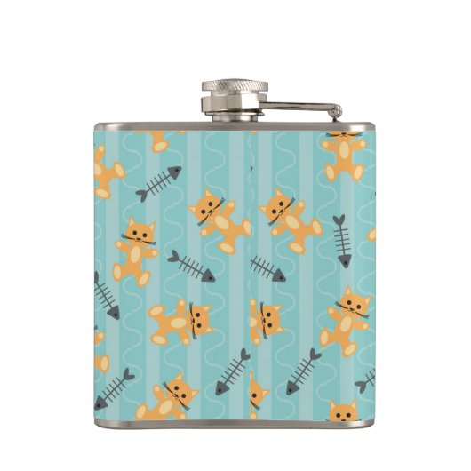 Flasques arrière - plan avec des chats (Dos)