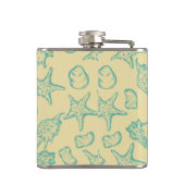 Flasques Arrière - plan avec des coquilles. Tiré par la (Dos)