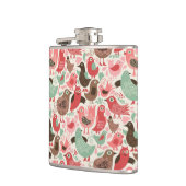 Flasques arrière - plan avec les oiseaux mignons (Gauche)