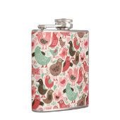 Flasques arrière - plan avec les oiseaux mignons (Droite)