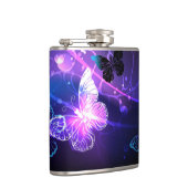 Flasques Arrière - plan avec papillons de nuit (Droite)