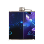 Flasques Arrière - plan avec papillons de nuit (Dos)