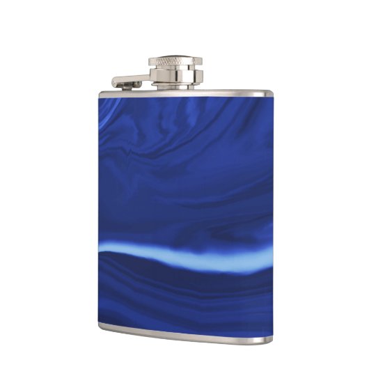 Flasques Arrière - plan bleu Cobalt (Gauche)