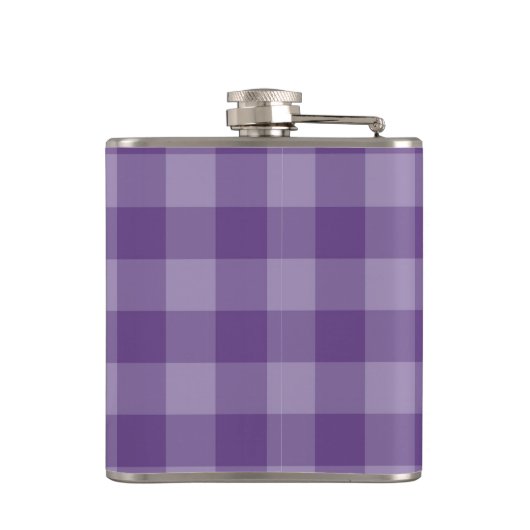 Flasques Arrière - plan checkered violet (Dos)