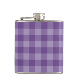 Flasques Arrière - plan checkered violet