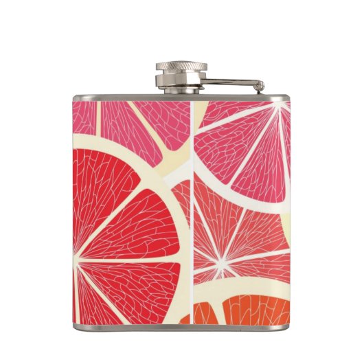 Flasques Arrière - plan de cru de pamplemousse (Dos)