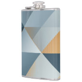 Flasques Arrière - plan de formes géométriques en gris (Gauche)