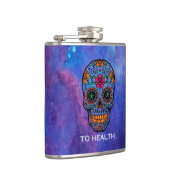 Flasques Arrière - plan de l'espace profond et crâne de suc (Droite)