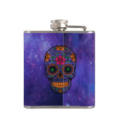 Flasques Arrière - plan de l'espace profond et crâne de suc (Dos)