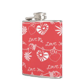 Flasques Arrière - plan de Saint Valentin (Gauche)