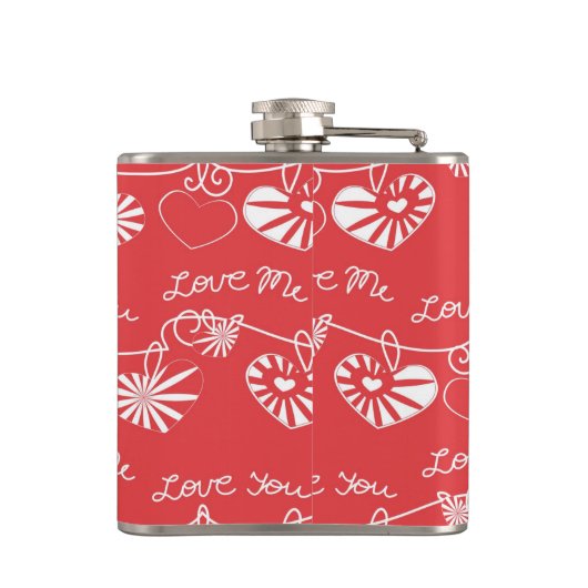 Flasques Arrière - plan de Saint Valentin (Dos)