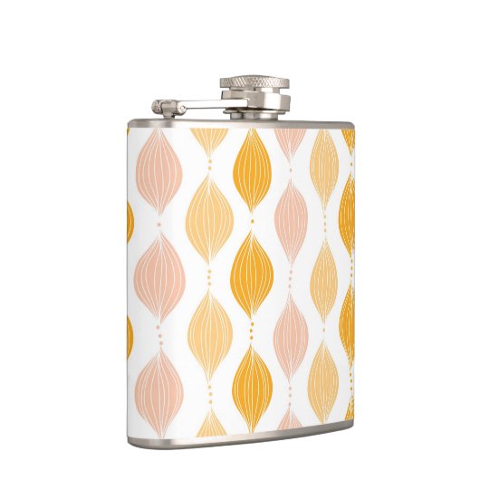 Flasques Arrière - plan d'or abstrait de motif d'ogee (Droite)