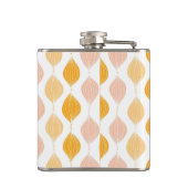 Flasques Arrière - plan d'or abstrait de motif d'ogee (Dos)