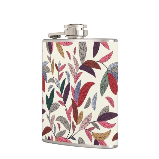 Flasques Arrière - plan floral (Gauche)