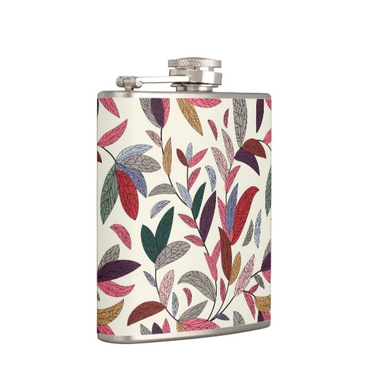 Flasques Arrière - plan floral (Droite)