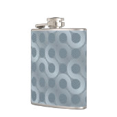 Flasques Arrière - plan gris abstrait d'écoulement (Gauche)