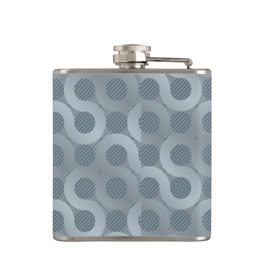 Flasques Arrière - plan gris abstrait d'écoulement (Dos)