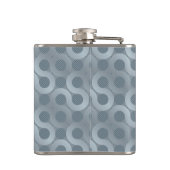 Flasques Arrière - plan gris abstrait d'écoulement (Dos)