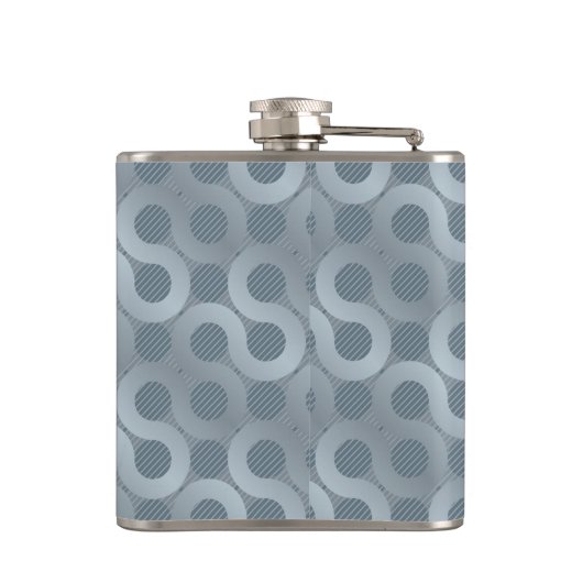 Flasques Arrière - plan gris abstrait d'écoulement (Dos)