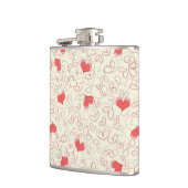 Flasques Arrière - plan mignon de coeurs (Gauche)