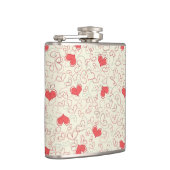 Flasques Arrière - plan mignon de coeurs (Droite)