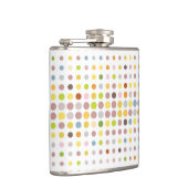 Flasques Arrière - plan multicolore de point (Droite)