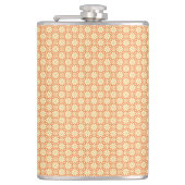 Flasques arrière - plan orange et blanc avec motif (Devant)