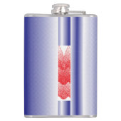 Flasques arrière - plan rayé bleu et blanc (Dos)