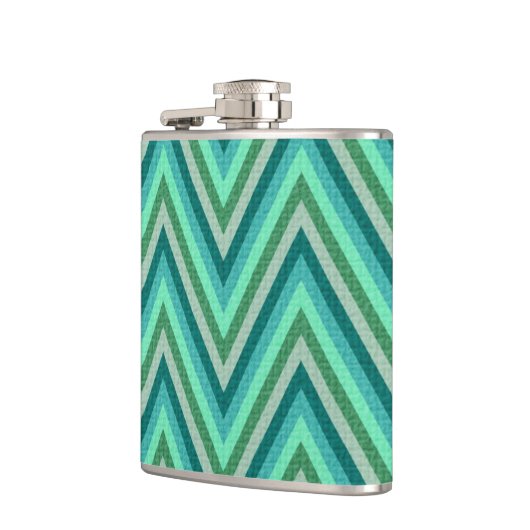 Flasques Arrière - plan rayé de zigzag (Gauche)