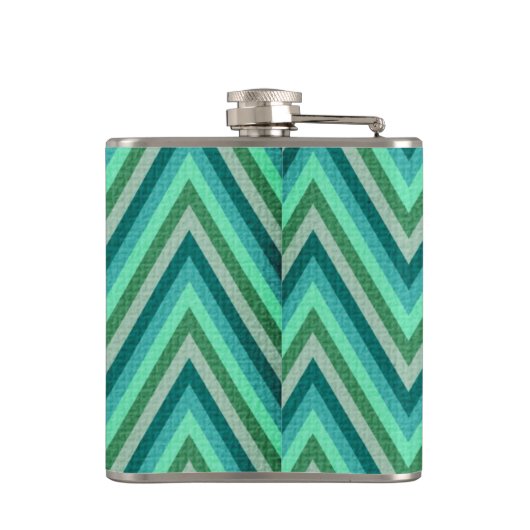 Flasques Arrière - plan rayé de zigzag (Dos)