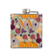 Flasques arrière - plan rétro à base de légumes frais (Dos)