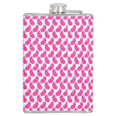 Flasques arrière - plan rose et blanc avec motif (Dos)