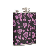 Flasques Arrière - plan rose floral (Droite)