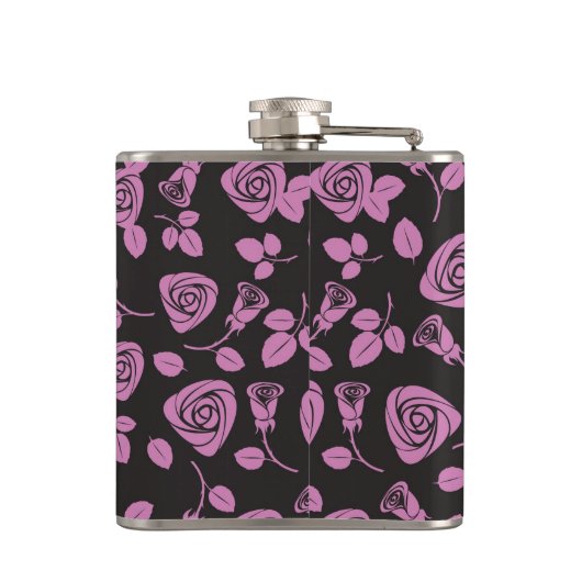 Flasques Arrière - plan rose floral (Dos)