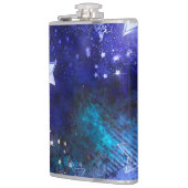 Flasques Arrière - plan spatial avec étoiles (Gauche)