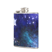 Flasques Arrière - plan spatial avec étoiles (Gauche)