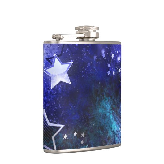 Flasques Arrière - plan spatial avec étoiles (Droite)