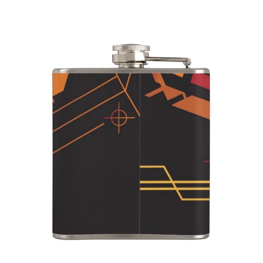 Flasques Arrière - plan tramé technique (Dos)