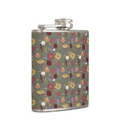 Flasques Arrière - plan vert de l'automne (Droite)