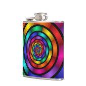 Flasques Arrondi et psychédélique coloré Art moderne fracta (Gauche)