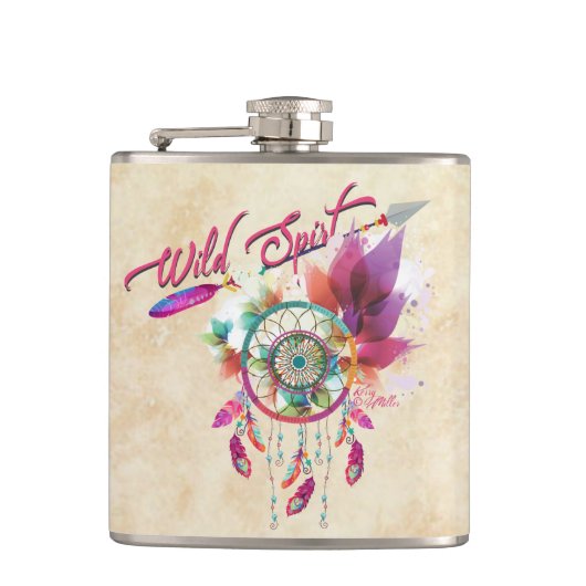 Flasques Arrow Et Dream Catcher (Devant)