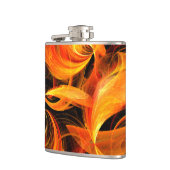 Flasques Art Abstrait Fireball (Gauche)