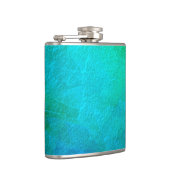 Flasques Art Abstrait Glace Bleu Vert (Droite)