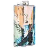 Flasques Art Abstrait original (Droite)