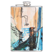 Flasques Art Abstrait original (Devant)