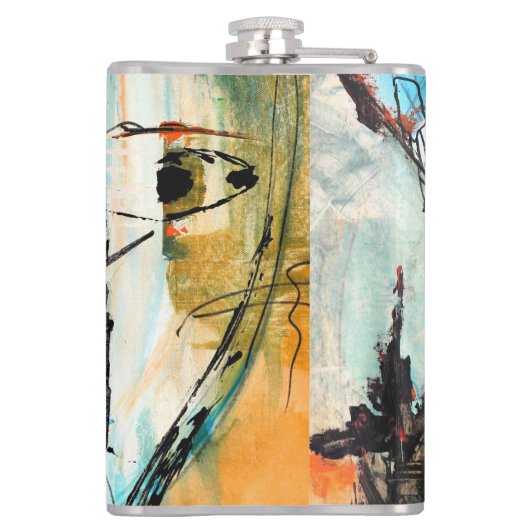 Flasques Art Abstrait original (Dos)