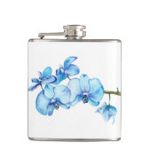 Flasques Art botanique d'orchidée bleue (Devant)