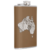 Flasques Art carte australien (Droite)