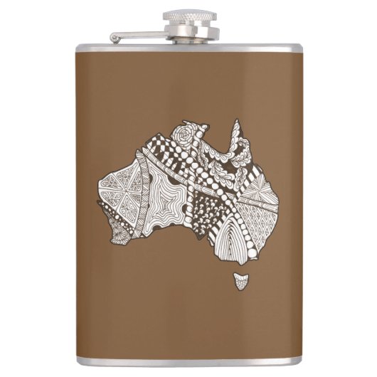 Flasques Art carte australien (Devant)