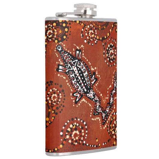 FLASQUES ART CROCODILE (Droite)